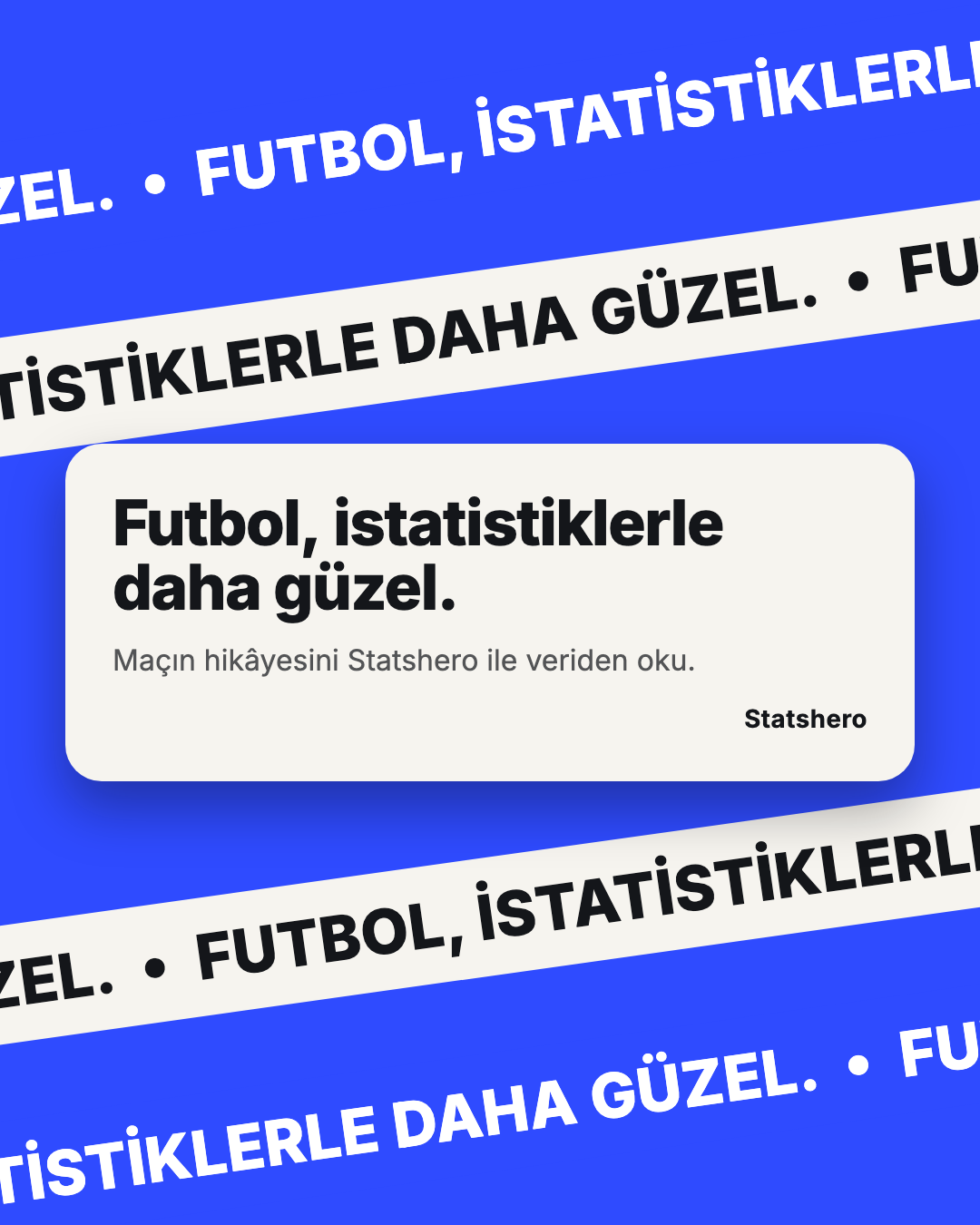 Statshero görseli: futbol, istatistiklerle daha güzel